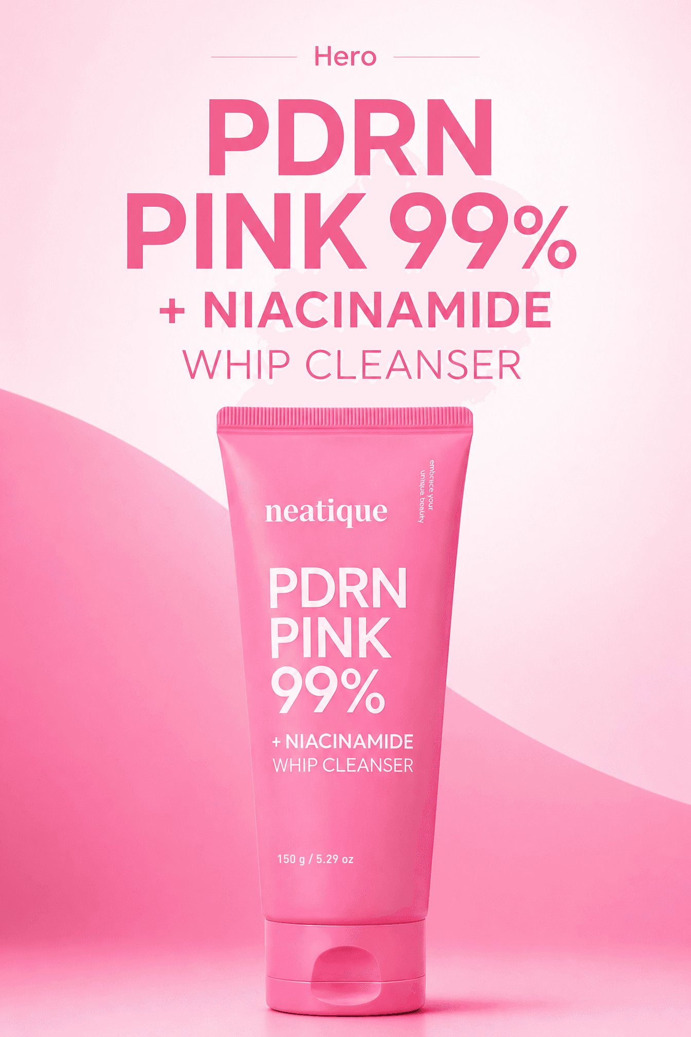 Neatique PDRN Pink 99% + Niacinamide Whip Cleanser detail image 1