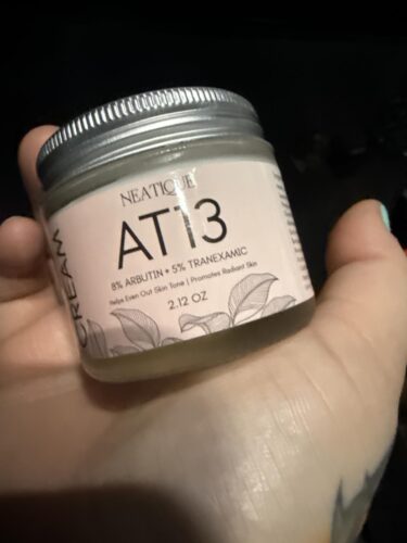 Click to view full screen AT13 8% Arbutin + 5% Tranexamic Acid Facial Cream 2.12 OZ photo review